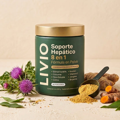 LIVIO — Acompaña a tu hígado con un solo vaso.